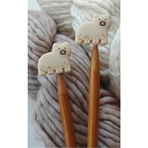 Aiguilles à tricoter en bois motif lapin mignon, aiguilles à tisser en bois à pointe unique, têtes personnalisées de dessins animés, outils d'artisanat DIY - Product Image 5