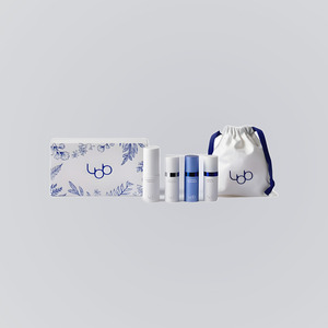 Coffrets cadeaux de bain LBB Travel Kit : Tonique 20ml / Crème 10ml / Nettoyant moussant 10ml / Sérum 10ml / Pochette 130 x 150mm - Product Image 5