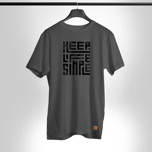 Camiseta de Hombre, Corte Regular, 100% Algodón, Cuello Redondo, Manga Corta, Estampado Serigrafiado, Tejido Jersey Informal, Transpirable, de Secado Rápido - Product Image 1