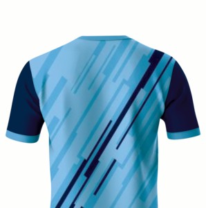 Camiseta Deportiva de Manga Corta para Hombre, Estampado Geométrico, Cuello Redondo, Secado Rápido, 100% Poliéster, Tejido de Punto, Corte Regular, Impresión por Sublimación - Product Image 6