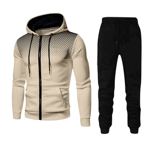 Ensemble de survêtement à capuche personnalisé pour homme 2026 – Nouveau design en coton et polyester, 100 % coton, bicolore, style streetwear, vente en gros - Product Image 1