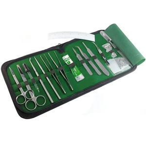 Kit de Cirugía de Grado Quirúrgico de 12 Piezas, Acero Inoxidable Alemán, Tijeras, Pinzas, Desincrustadores, Fórceps, con Estuche - Product Image 3