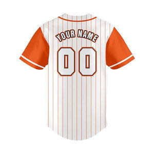 Camiseta de béisbol personalizada con sublimación impresa a la venta, todas las tallas, camiseta de béisbol hecha a medida con logotipo personalizado - Product Image 2