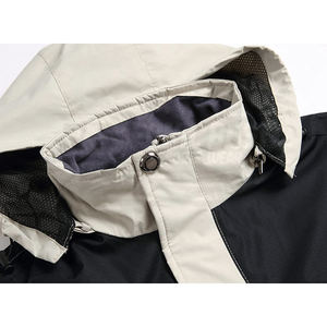 Nueva Chaqueta de Invierno para Hombre, Impermeable, Ligera, con Cuello Alto, Cierre de Cremallera, Decoración de Botones y Patrón de Letras, para Senderismo al Aire Libre - Product Image 4