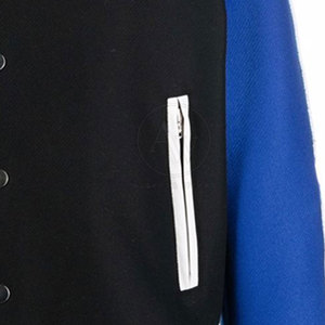 Veste d'hiver légère et respirante sur mesure, nouveau style, col rabattu, veste de style Letterman pour hommes, fabriquée au Pakistan - Product Image 4