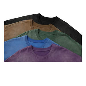 Service OEM T-shirt Ringer Oversize pour Homme, Délavé à l'acide, Grammage lourd, 100% Coton, Écologique, Design Vintage Personnalisé, Vente en gros - Product Image 4