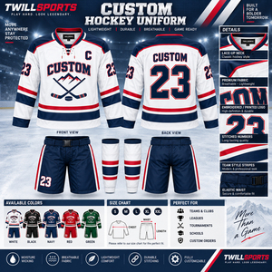 Camiseta de Hockey Sports Unlimited, Camisetas de Práctica de Hockey para Adultos y Jóvenes, Sublimadas, Manga Larga, Absorben la Humedad, Corte Regular - Product Image 6