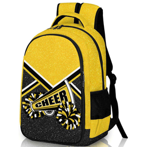 Wholesale Durable Solid <b>Waterproof</b> <b>Stylish</b> Glitter Trendy Printed Sublimation Rhinestones Nylon Patches Cheerleading <b>Backpack</b> - Product Image 5