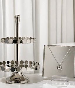 Modern Stainless Steel Cake <b>Stand</b> With Round Shape Design For <b>Cupcake</b> Display And Dessert Serving Table - Product Image 1