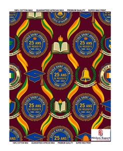 Fabricante de Telas Africanas de Lujo con Estampado de Cera, Proveedor Textil Personalizado para Celebraciones Escolares, Aniversarios y Conveniones, OEM ODM - Product Image 1