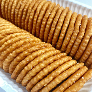 Wholesale Unique Baked Coconut Crackers Crispy Sweet 160g Round Snack Manufacturer ODM - Product Image 3