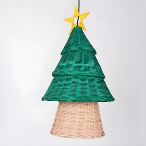 Cloud rattan pendant shade natural fiber lampshade <b>light</b> <b>cover</b> children ceiling <b>lights</b> for sale - Product Image 4