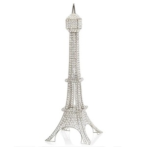 Sculpture de la Tour Eiffel en verre et cristal, figurine artistique en métal, décoration moderne pour salon - Product Image 4