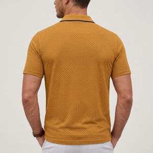 เสื้อโปโลลำลองสำหรับผู้ชาย ผลิตจากผ้าคุณภาพพรีเมียม สวมใส่สบาย ทนทาน เหมาะสำหรับทำงาน เล่นกีฬา และใช้ในชีวิตประจำวัน - Product Image 2