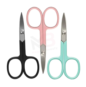 Ciseaux à cuticules en acier inoxydable à pointe incurvée, ciseaux à ongles extra fins, extra tranchants, durables, pour la manucure et la beauté des ongles - Product Image 1