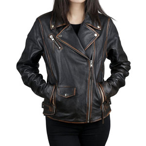 Vestes en cuir de mouton pour femmes, best-sellers, respirantes, manches longues, mode hiver, cuir véritable, nouvelle arrivée - Product Image 3