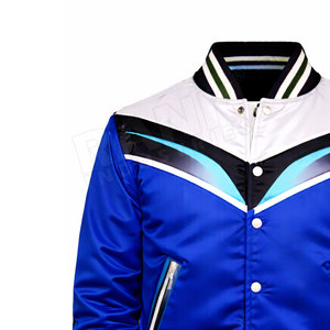 Chaqueta de Invierno Elegante con Acabado Suave, Chaqueta Varsity de Satén, Ligera, Cómoda y con Estilo - Product Image 6