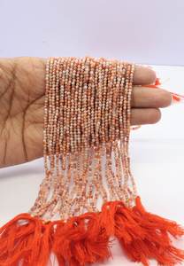 ลูกปัดโอปอลสีชมพูธรรมชาติทรงเหลี่ยมขนาด 13 นิ้ว ลูกปัดโอปอลสีชมพูขนาด 2 มม. ลูกปัดโอปอลทรงเหลี่ยมสีชมพูสำหรับทำเครื่องประดับ - Product Image 6