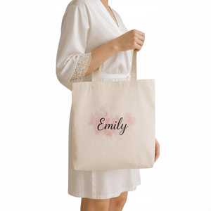 Fashion <b>Plain</b> Cotton Tote Bag Custom Logo | Natural Cotton <b>Large</b> Tote Bag | Personalized <b>Canvas</b> Bag Non Woven Handle Heavy Duty - Product Image 1