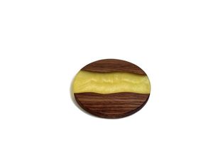 Handmade Luxury <b>Round</b> Eco-Friendly Resin Drink <b>Mat</b> - Product Image 2