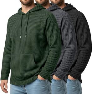 เสื้อฮู้ดดี้ผู้ชายคุณภาพสูงสำหรับฤดูหนาว แบบ unisex ผ้าฝ้ายฟลีซ 100% ระบายอากาศได้ดี กันลม เป็นมิตรกับสิ่งแวดล้อม ทรงหลวม - Product Image 5