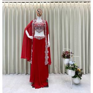 Beaux ensembles pour femmes Party Wear Blouse Jupe Koti pour un look élégant - Product Image 3