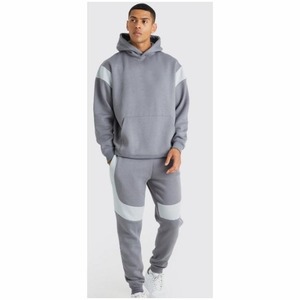 Conjunto Deportivo Informal Transpirable con Cordón Ajustable para Hombre, Sudadera con Capucha y Pantalones Deportivos de Moda para Otoño, 2 Piezas - Product Image 1