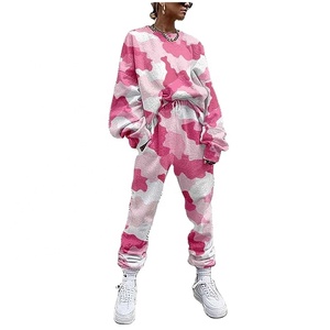 New Design <b>Tie</b> <b>Dye</b> Women's Tracksuit Drawstring Long Sleeve 2 Piece <b>Set</b> High Waist Running Suit 2021 Casual <b>Sets</b> Sweat Suit - Product Image 5