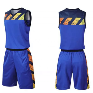Conjunto de Uniforme de Baloncesto Sublimado Personalizado para Hombres y Jóvenes, Camisetas y Pantalones Cortos de Entrenamiento de Equipo de Tela de Malla Transpirable, Alta Calidad - Product Image 6