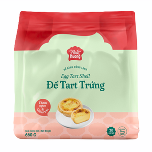 ทาร์ตเปลือกอบสำเร็จรูปคุณภาพสูง แช่แข็ง ขนมหวานทาร์ตไข่โปรตุเกส 660 กรัม ฮาลาล รับผลิตแบบ OEM/ODM สำหรับร้านเบเกอรี่ - Product Image 1
