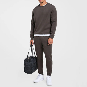 <b>Men</b> Training Tracksuit Two Piece Fitness Outfit Breathable Jacket and Athletic <b>Pants</b> for <b>Running</b> Workout and Casual Style - Product Image 2