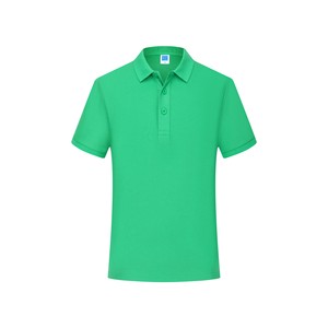 Polo en coton CVC 200g unisexe à manches courtes, col rabattu, ourlet fendu, prix usine Chine Bangladesh, pour vêtements de travail - Product Image 3