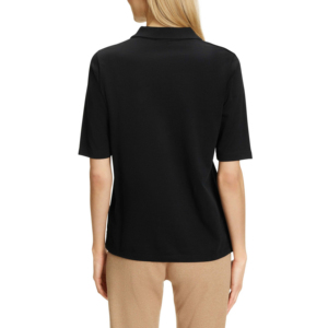 Camiseta de Verano para Mujer, Manga Corta, Transpirable, de Algodón Tejido, Ecológica, de Secado Rápido, Cuello Personalizado, Estilo Casual - Product Image 5