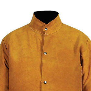 Chaqueta de Soldadura de Cuero Premium, Resistente al Fuego y al Calor, Ropa de Seguridad para Soldadores, Chaqueta de Soldadura Industrial Antichispas de Cuero Vacuno - Product Image 2