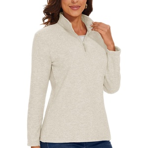 OEM venta al por mayor de logotipo personalizado bordado de alta calidad de los hombres sudaderas con capucha de media cremallera al aire libre pulóver liso cuarto de media cremallera sudaderas - Product Image 2