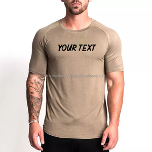 Summer Wear T-shirts de couleur unie pour hommes T-shirts à manches courtes pour hommes T-shirts à col rond pour hommes - Product Image 6