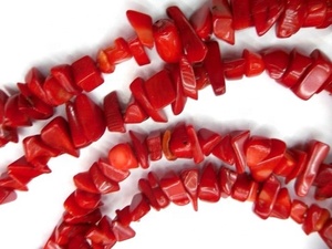 <span class=keywords><strong>Perles</strong></span> de <span class=keywords><strong>corail</strong></span> rouge Apple Coral Chips, <span class=keywords><strong>perles</strong></span> de pierres précieuses naturelles - Product Image 3
