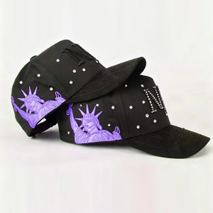 Gorras de Béisbol Deportivas con Logotipo Bordado en 3D, Diseño Clásico Personalizado, 5 Paneles, Visera Curva de Algodón, para Hombre - Product Image 3