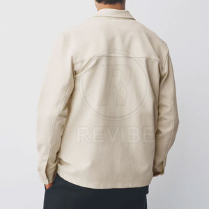 Top Selling Men Shackets Trench 100% Cotton Eco-Friendly Breathable Casual Wear New Arrival - Product Image 2