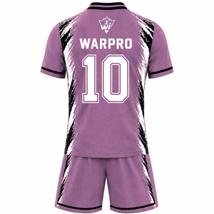 Uniforme de Fútbol para Club, Conjunto de Camiseta y Pantalones Cortos Deportivos de Secado Rápido para Entrenamiento Profesional y Partidos - Product Image 5