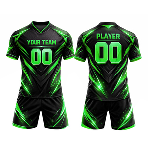 Conjuntos Personalizados de Camisetas de Nueva Zelanda, Transpirables, con Impresión por Transferencia de Calor, para Equipos Escolares Masculinos - Product Image 2