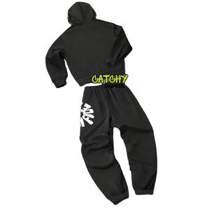 ชุดวอร์มพิมพ์ลายพรีเมียม สั่งซื้อจำนวนมาก ชุดกีฬาแบบกำหนดเอง กางเกงจ็อกเกอร์ เสื้อฮู้ดดี้ - Product Image 6