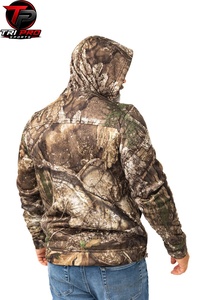 Chaqueta de Camuflaje con Capucha para Hombre, Chaqueta de Soft Shell de Manga Larga, Transpirable, para Caza, Otoño, Aire Libre - Product Image 6