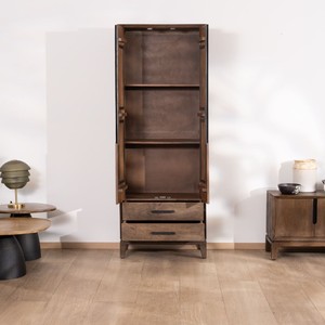 Armario Vandana Urban Vision de madera de mango con puertas y cajones inferiores Slody - Product Image 3
