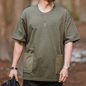 T-shirt à manches longues surdimensionné pour homme, coupe ajustée, séchage rapide, idéal pour la gym et la course, avec logo personnalisé, vente en gros, qualité supérieure, produit d'usine. - Product Image 5