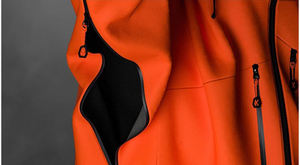 Veste coupe-vent unisexe pour l'extérieur, imperméable, coupe-vent, softshell, pour la randonnée et les sports - Product Image 5
