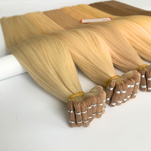 Wholesale 100% Human Remy European Straight Tape-in <b>Hair</b> Extensions Double-Drawn in All Colors Factory Price - Product Image 5