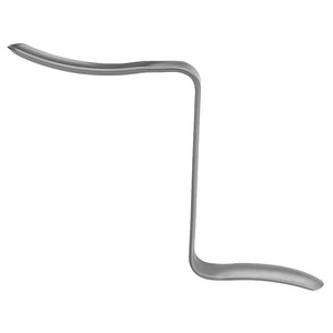 เครื่องมือผ่าตัด Jamso Industries JI-4113 Z Knee Doane Retractor แบบปรับขนาดได้ ปลายสองด้าน ขนาดกลาง 57 มม. 69 มม. ปลายกว้าง 12 มม. - Product Image 1