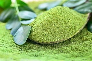 Poudre de feuilles de Moringa saine, 100% naturelle, extrait d'herbes pures, qualité alimentaire, séchée par pulvérisation, superaliment riche en vitamines et minéraux - Product Image 2