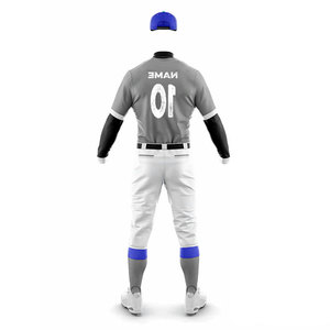<b>Baseball</b> Uniform Player Practice Wear Kits Full Sublimated Design Lightweight Mesh Polyester Anti-Bacterial Multi Color Uniform - Product Image 6